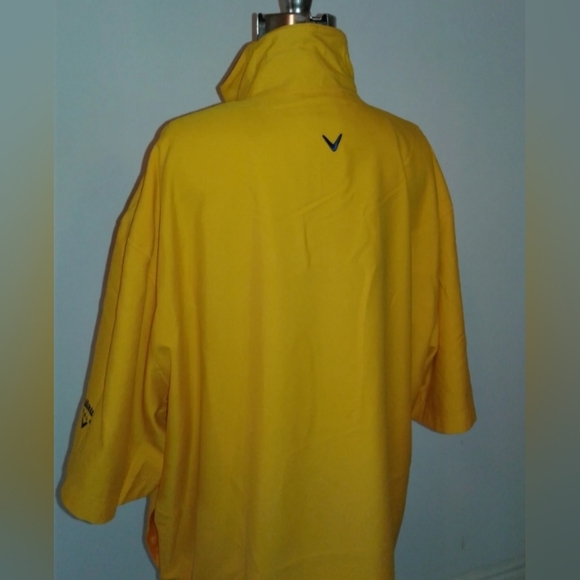 Callaway Golf Mens 1/4 Zip Pullover jacket Microfiber L water proof windbreaker - Picture 2 of 6